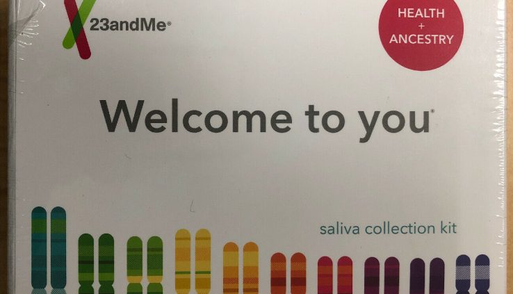 23 and Me Welcome to You Health & Ancestry Saliva Sequence Equipment NIB – FAST SHIP
