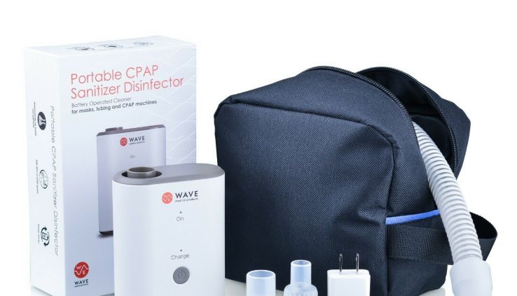 WAVE MEDICAL Computerized CPAP Cleaner Sanitizer with Adapters FREE 2-DAY SHIPPING