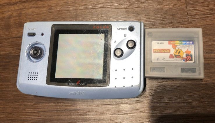 SNK NEO GEO Pocket Coloration console pearl blue machine + Pac-Man Sport