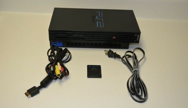 Sony PS2 Ps2 Console + Cords & Mem Card (Tested and Working Immense!)