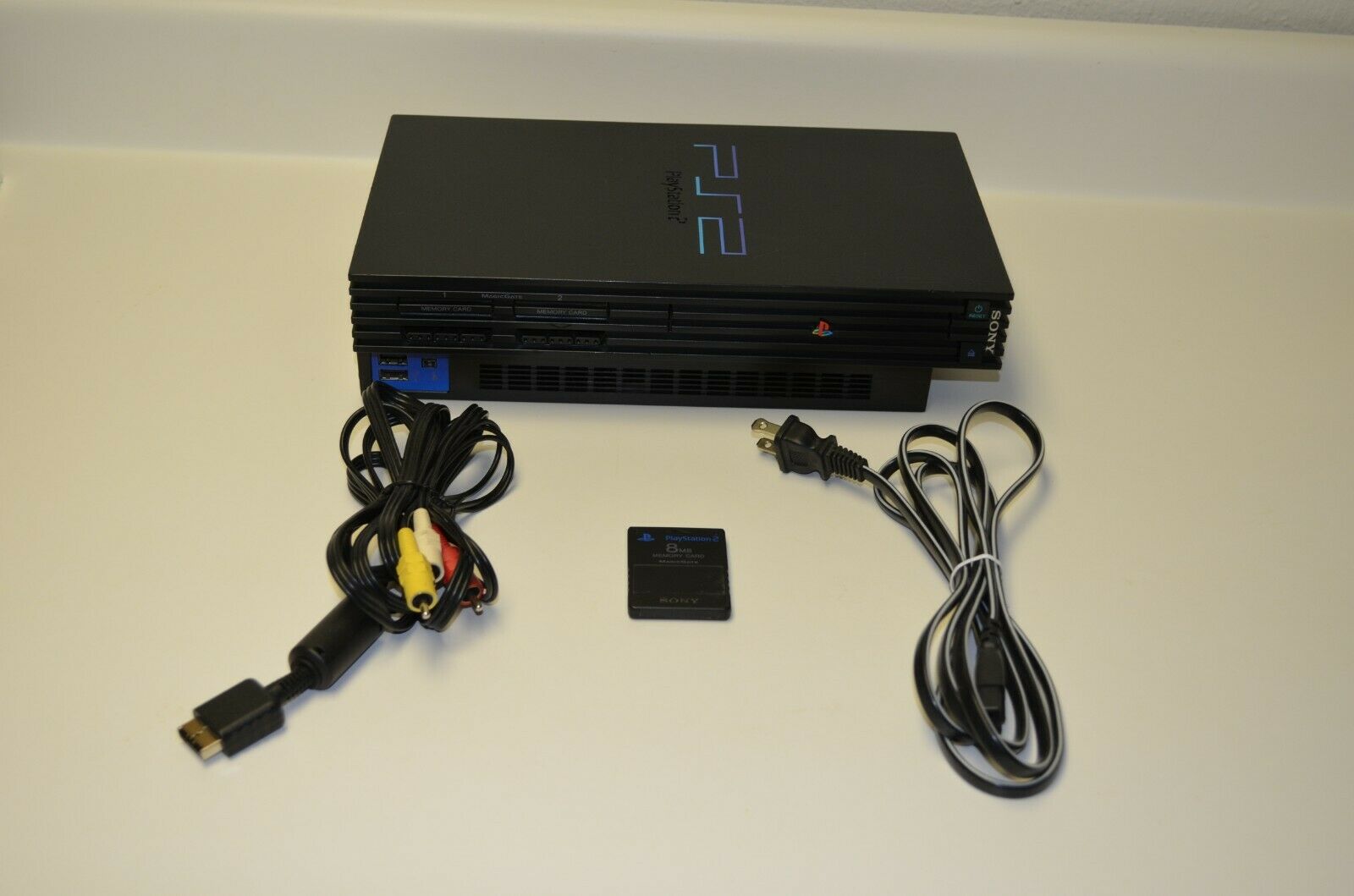 Sony PS2 Ps2 Console + Cords & Mem Card (Tested and Working Immense