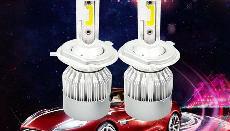 1850W 277500LM H4 HB2 9003 6000K White CREE LED Headlight Hi/Lo Vitality Bulbs Kit