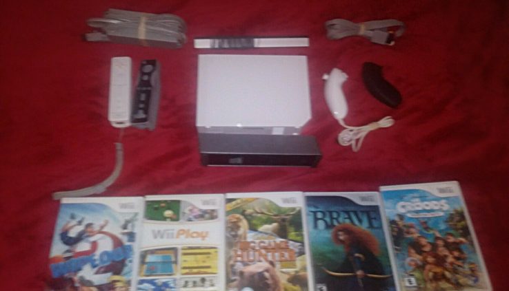 Nintendo Wii Bundle + Games TESTED – WORKING – GREAT CONDITION
