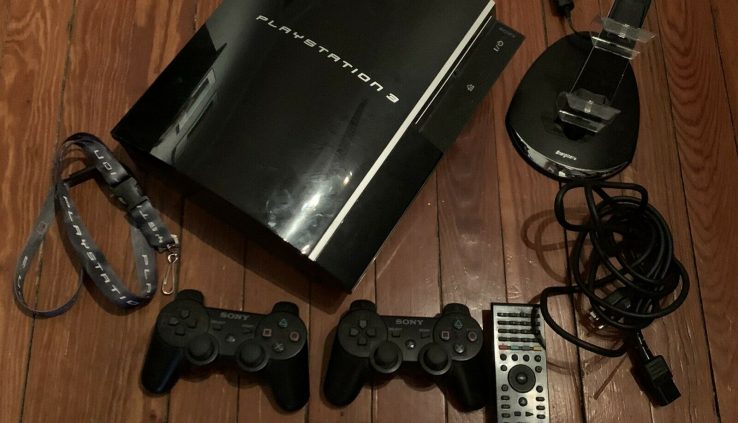 Sony PlayStation 3 60GB Backwards Honorable Console PS3 CBEH1000 2 Twin Shocks