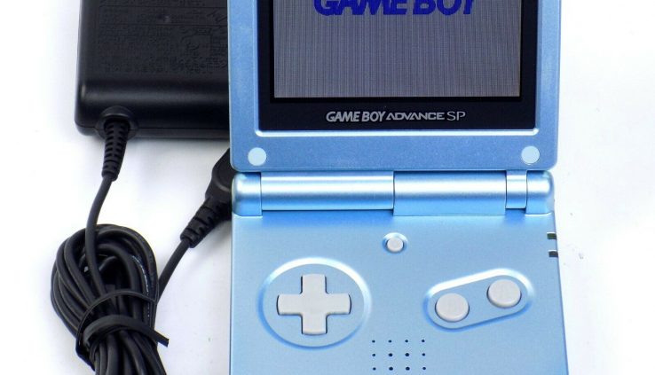 Nintendo Sport Boy Advance SP Handheld Console Pearl Blue AGS-101
