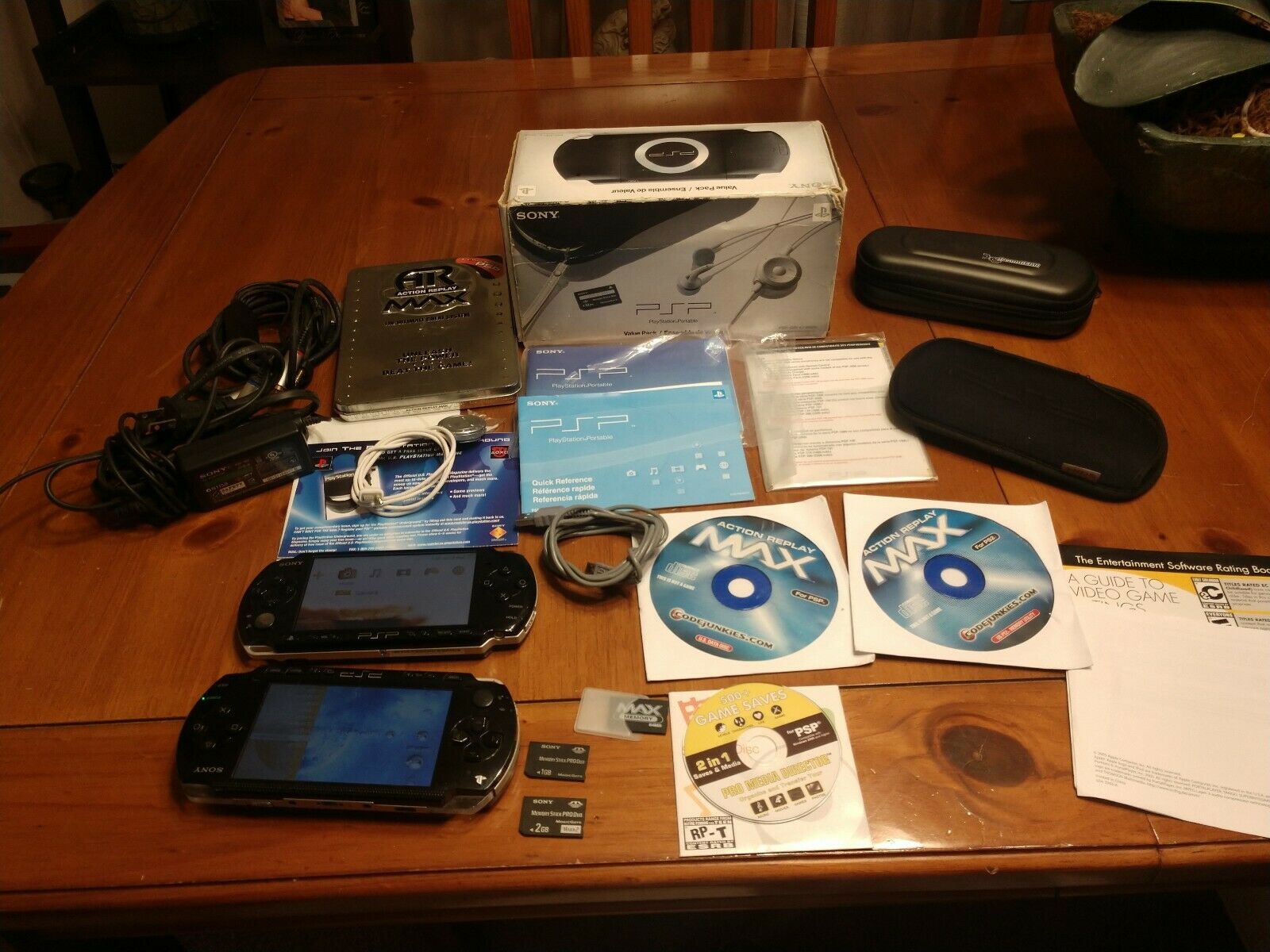 Handheld Sony PSP 3001, 1001 with Authentic Box & Motion Replay Works