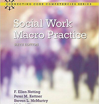 Social Work Macro Educate (sixth Model) Connecting Core Competencies