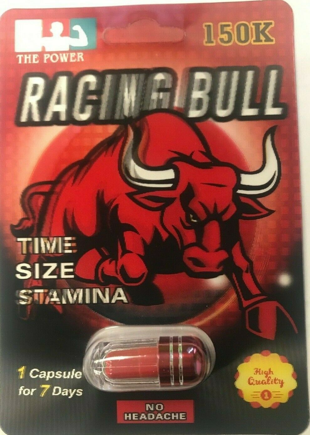 Raging Bull 150k 12 Pack Male Sexual Performance Enhancement Pills