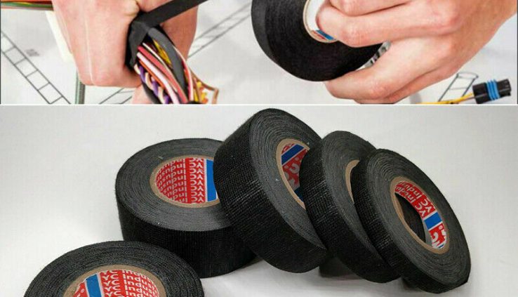 Tesa Tape Roll AdhesiveCloth Automobile Wiring Harness Warmth Vehicle Isolation Tool