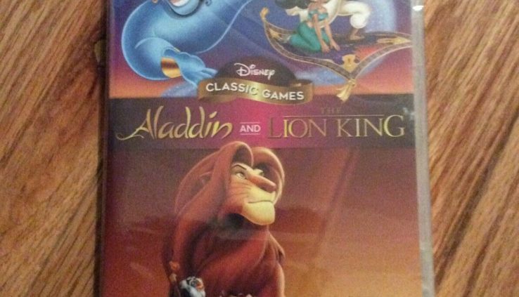 Disney Classic Video games Aladdin and Lion King (Nintendo Swap) BRAND NEW Sealed