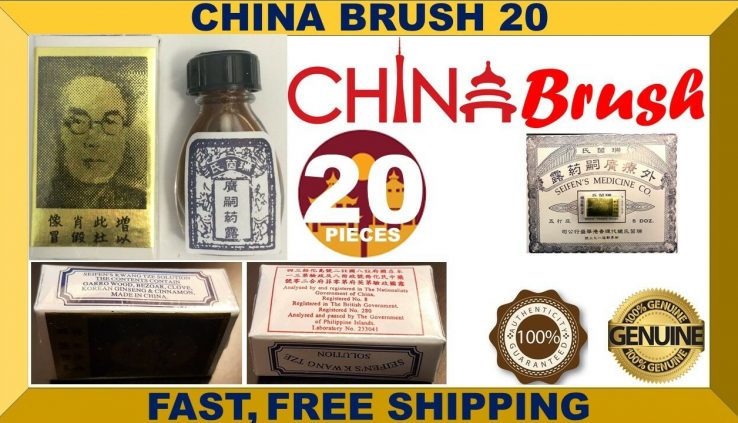 20 Bottles China Brush Seifen’s Kwang Tze Resolution  for Longer Erection