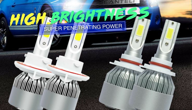H13 CREE LED Headlight + 9145 Fog Lights Kits for 2004-2014 Ford F-150 540000LM