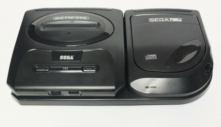 Sega Genesis Model 2 and Sega CD Consoles tested working huge