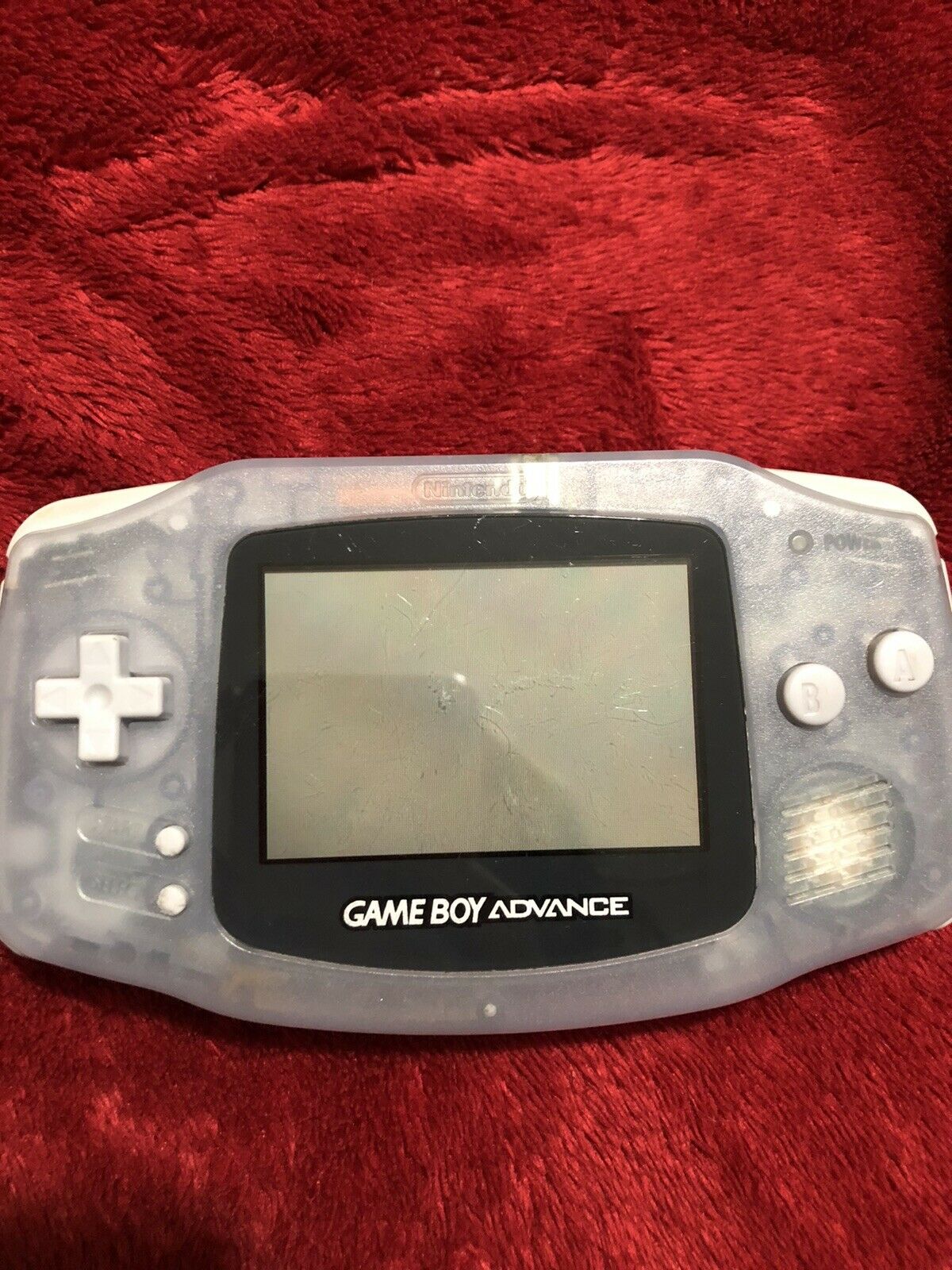 NINTENDO GAMEBOY ADVANCE CLEAR BLUE FAST SHIPPING! TESTED - iCommerce ...