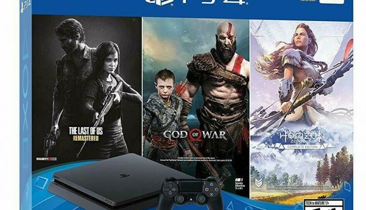 SONY PLAYSTATION 4 1TB CONSOLE PS4 BUNDLE 3 GAMES INCLUDED