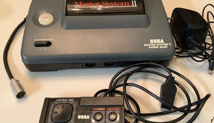 Sega Grasp System II MK-3006 Console Video Game System Complete Vintage Works