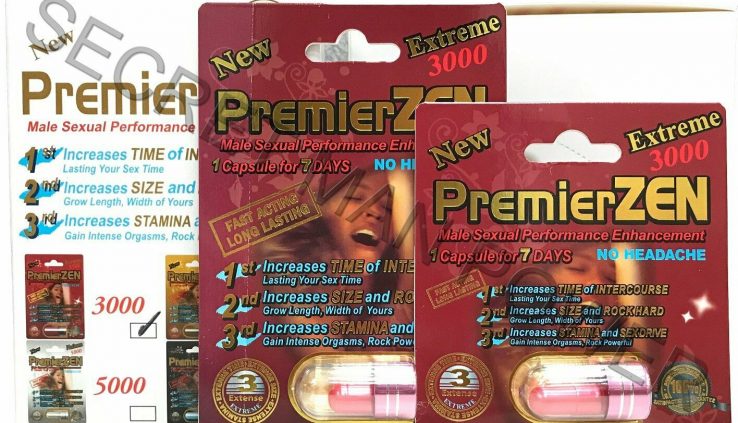 PremierZEN Outrageous 3000 Male Enhancement Sexual Performance Enhancer Multi-Pack