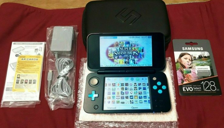 Nintendo Unique 2DS XL, 128GB, MANY 3DS Video games, Case, Charger, Easiest Weak As soon as