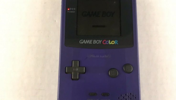 Nintendo Game Boy Coloration Red Tested Lacking Battery Duvet Free Shipping