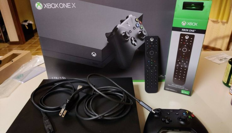 XBOX One X 1TB w/ controller, hdmi and energy cord, normal box, and PDP Some distance-off