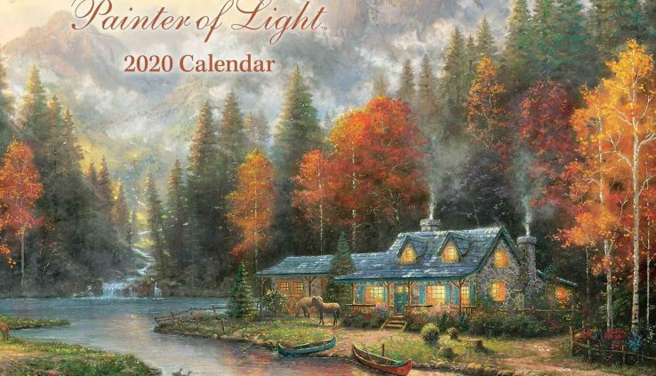 Thomas Kinkade Painter of Light 2020 Deluxe Wall Calendar by Thomas Kinkade NEW