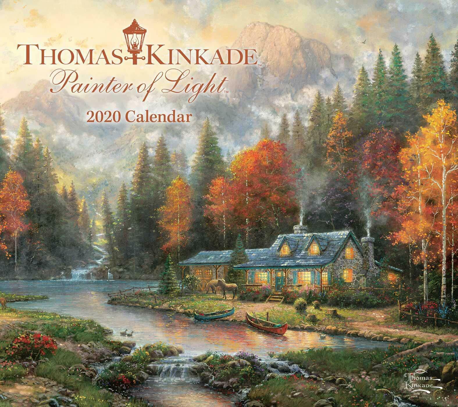 Thomas Kinkade Painter of Light 2020 Deluxe Wall Calendar by Thomas