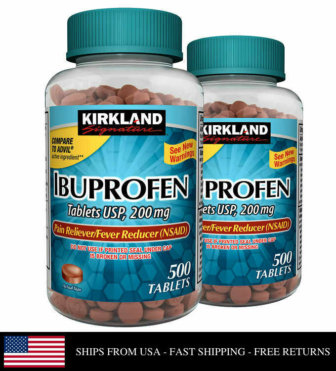Kirkland Signature Ibuprofen 200 mg. 1000 Capsules Novel Exertion
