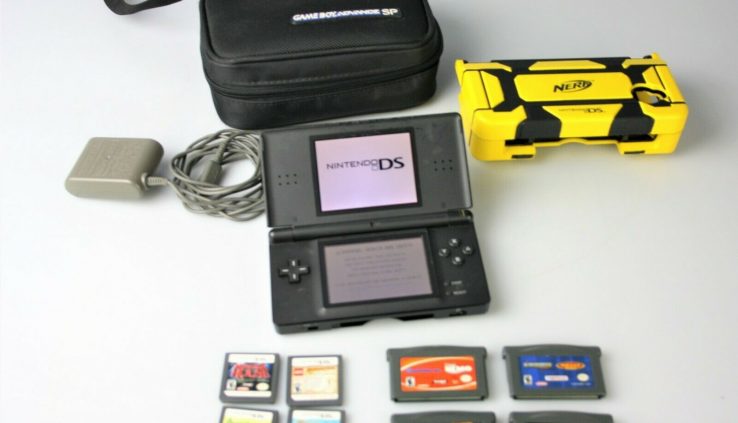 Nintendo DS Lite Starting up Version Handheld System w/ Vitality Cable, Video games, Nerf Case