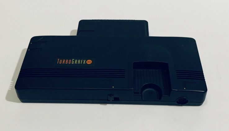 NEC TurboGrafx-16 System Shadowy Console – Immoral RF, With Power Present