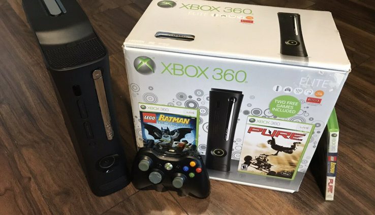 Microsoft Xbox 360 Elite Console 120GB – Boxed Jasper Kronos 2010 LEGO Batman