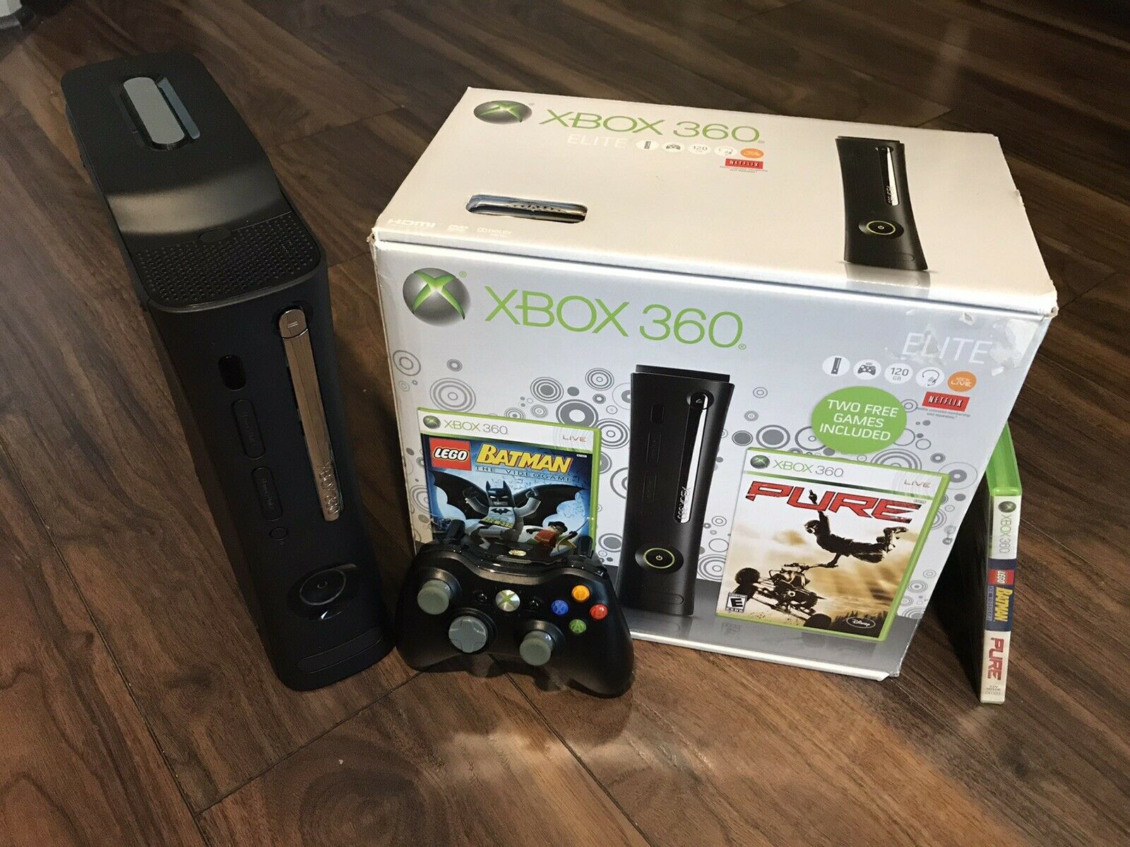 Microsoft Xbox 360 Elite Console 120GB Boxed Jasper Kronos 2010 LEGO