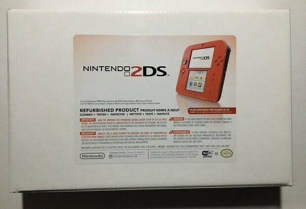 Nintendo 2ds (Crimson Crimson) – Refurbished by Nintendo