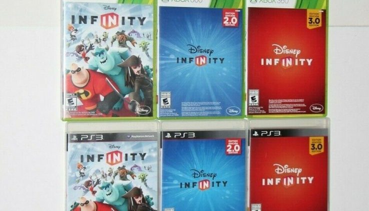 DISNEY INFINITY 1.0 2.0 3.0 WII WII U XBOX ONE 360 PS4 PS3 VIDEO GAME DISC