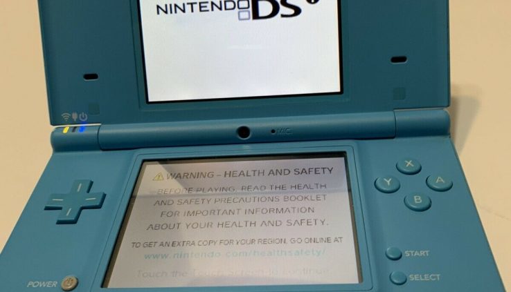 Nintendo DSi Handheld Console Light Matte Blue Plan Only