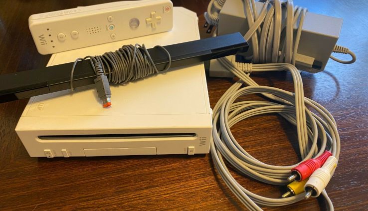Modded Nintendo Wii with Homebrew Channel and 7,400+ retro games