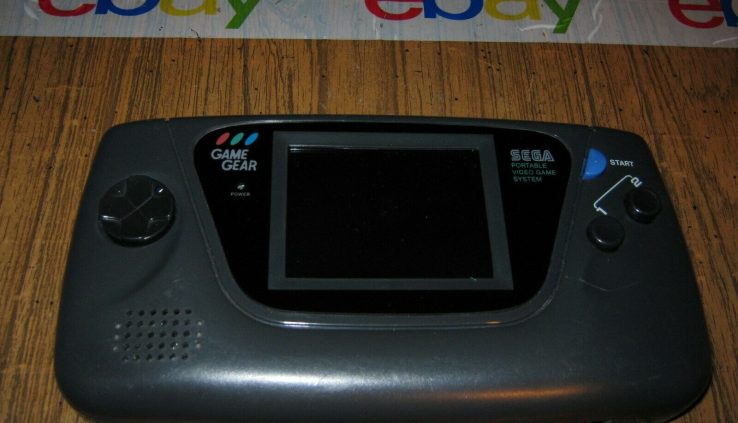 SEGA GAME GEAR COMPLETLY RESTORED w/contemporary CAPACITORS, GLASS SCREEN, FREE GAME #bk3