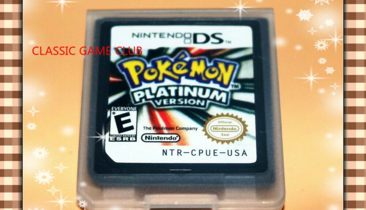 Pokemon:Platinum model (Nintendo DS,2009)  Sport Obliging for DS / DSi / 3DS XL