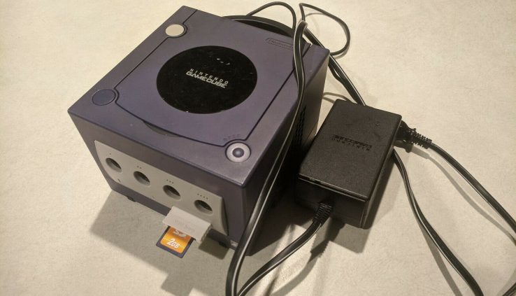 Red Nintendo GameCube with XenoGC and Swiss!  Homebrew GBI DOL-001