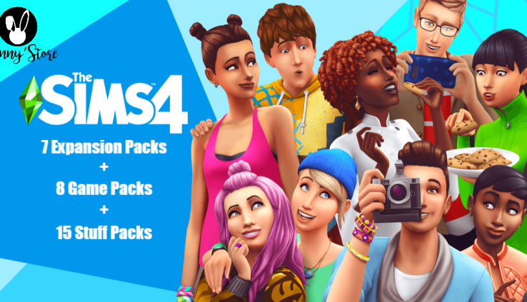 The Sims 4 All Expansions (Digital Receive)(model 1.56)