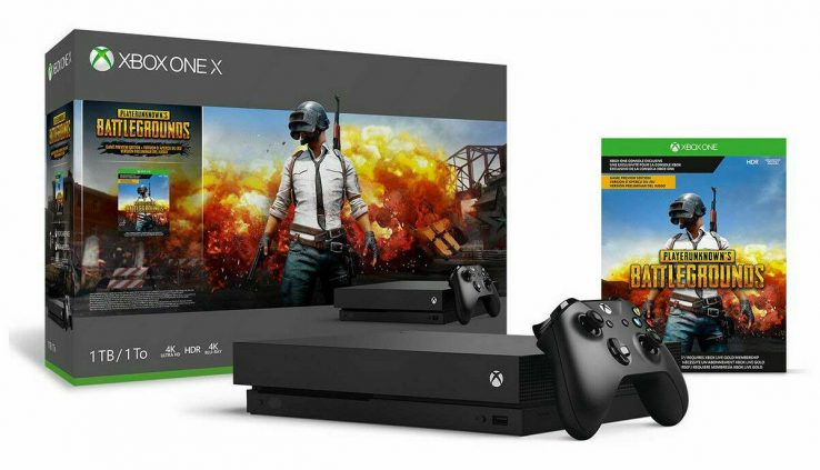 Xbox One X 1TB 4K PlayerUnknown’s Battlegrounds Bundle – Unlit (CYV-00026)