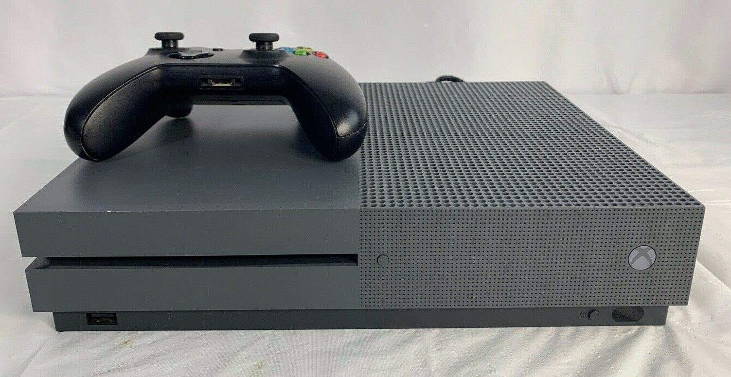 MICROSOFT XBOX ONE S GAME SYSTEM WITH CONTROL, 1TB, GREY on 