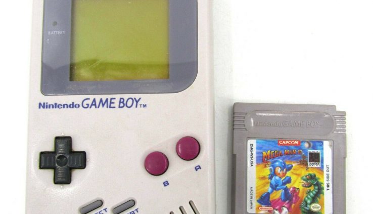 VINTAGE ORIGINAL 1989 NINTENDO GAME BOY DMG – 01 WITH 1 GAME –  MEGA MAN III