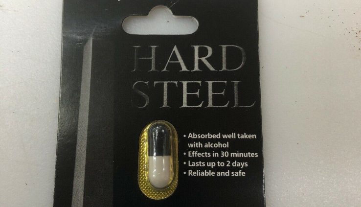 (5 Packs) HARD STEEL Male Sexual Stamina Enhancement Pill