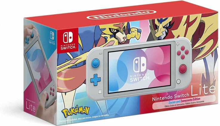 Nintendo Switch Lite Pokemon Zacaian and Zamazenta Particular Edition Console