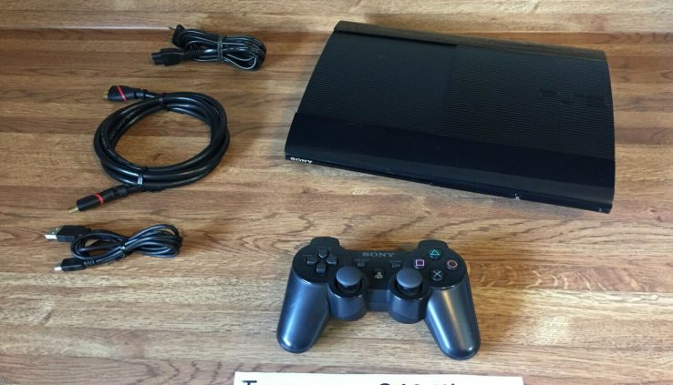 Sony PlayStation 3 PS3 Dapper Slim 250GB Console With Agreeable Controller Bundle