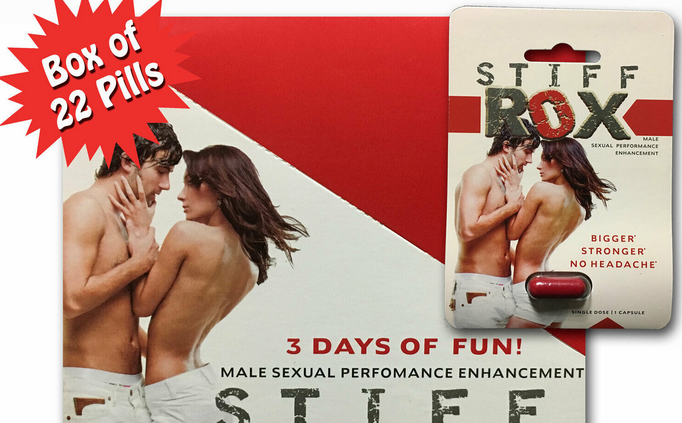 Stiff Rox Male Sexual Performance Enhancement- 12 PILLS FAST FREE SHIPPING