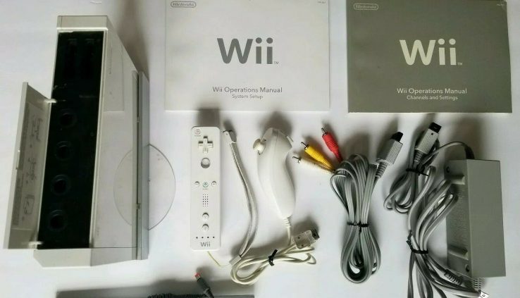 Nintendo Wii Console Controller Bundle GameCube TESTED