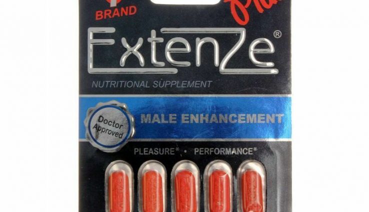 Extenze Plus, Pleasure & Efficiency Male Enhancement – 5 ea