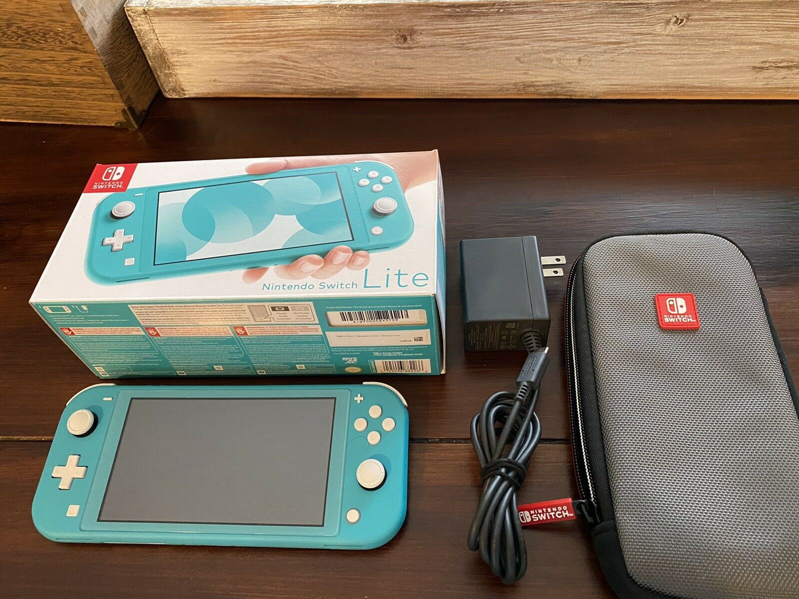 Nintendo Swap Lite Handheld Console - Turquoise - 400GB SD Card