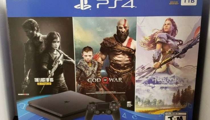 Sony PlayStation 4 1TB The Final of Us: Remastered, God of War & Horizon Zero…